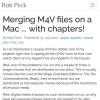 Merging M4V files (with chapters) on a Mac